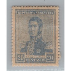 ARGENTINA 1920 GJ 507 ESTAMPILLA NUEVA CON GOMA U$ 5.20